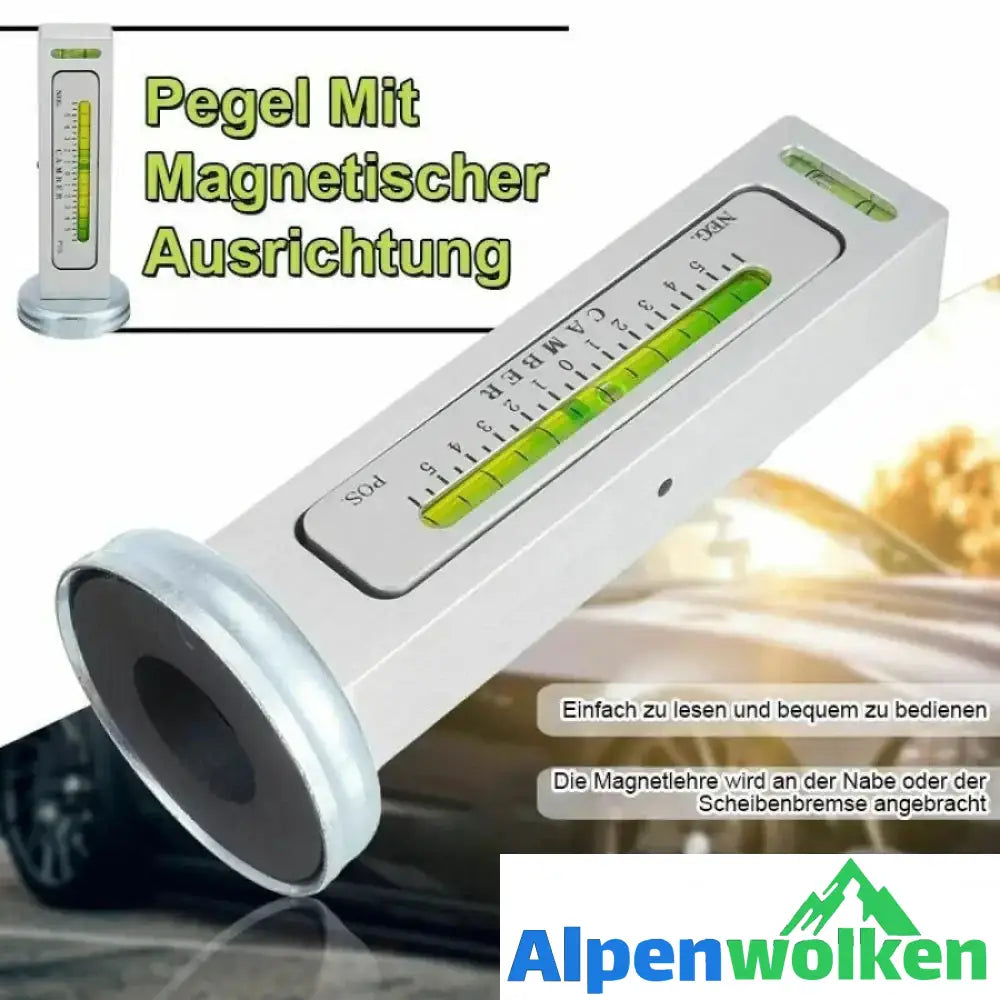 Alpenwolken - Pegel mit magnetischer Ausrichtung