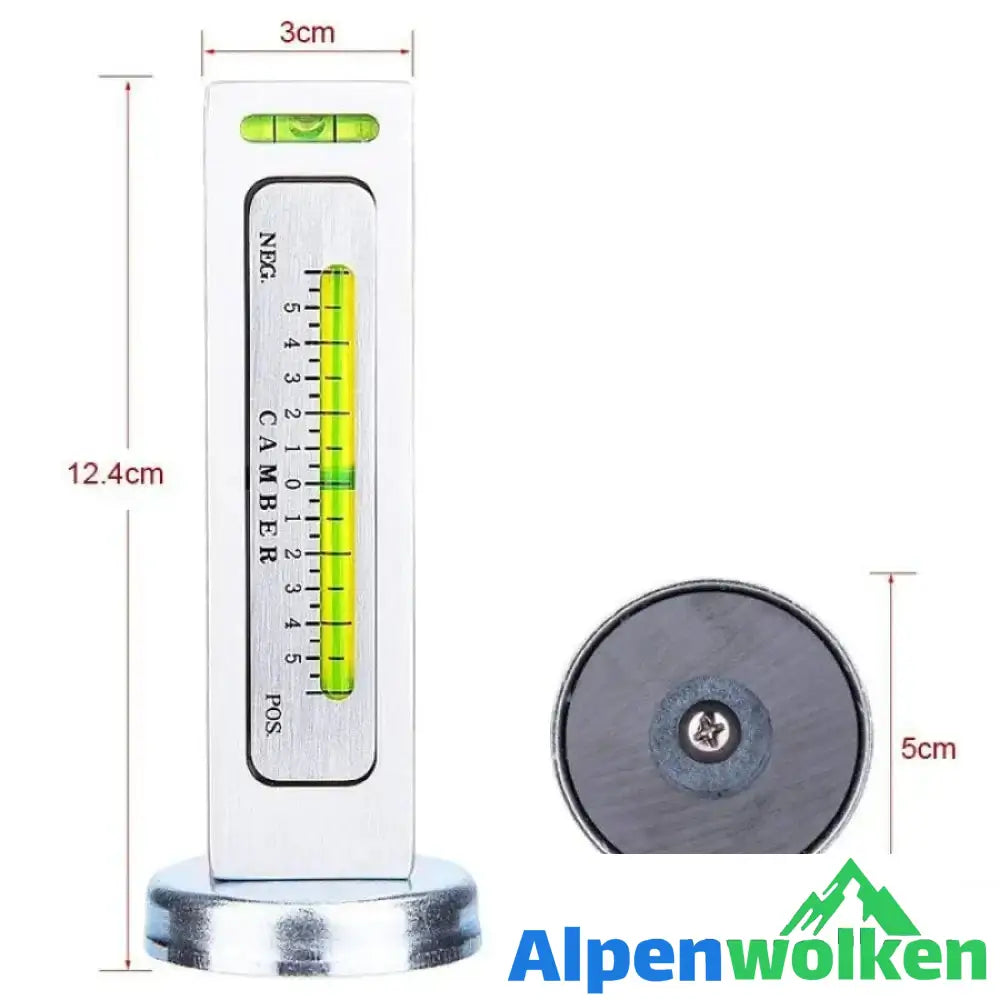 Alpenwolken - Pegel mit magnetischer Ausrichtung