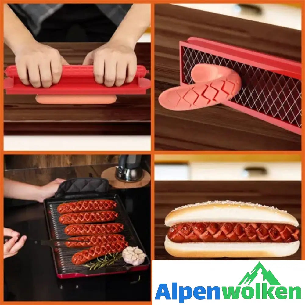 Alpenwolken - Perfekt Hot-Dog Schneidemaschine