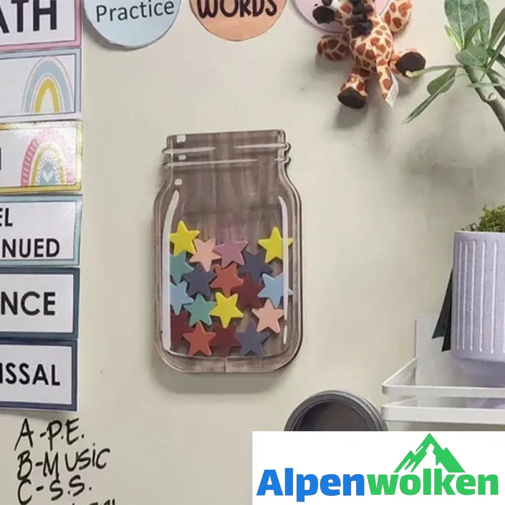 Alpenwolken - 🌟Personalisiertes Belohnungsglas🌟