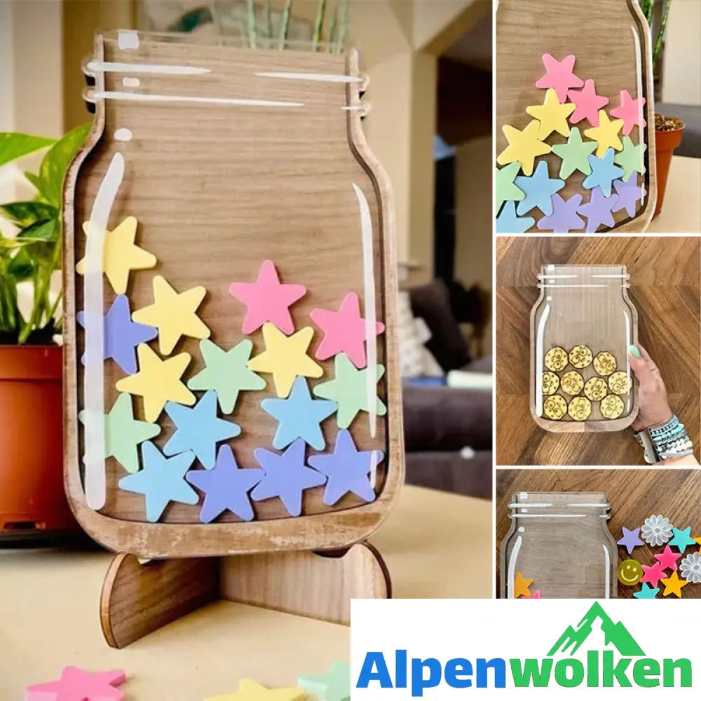 Alpenwolken - 🌟Personalisiertes Belohnungsglas🌟