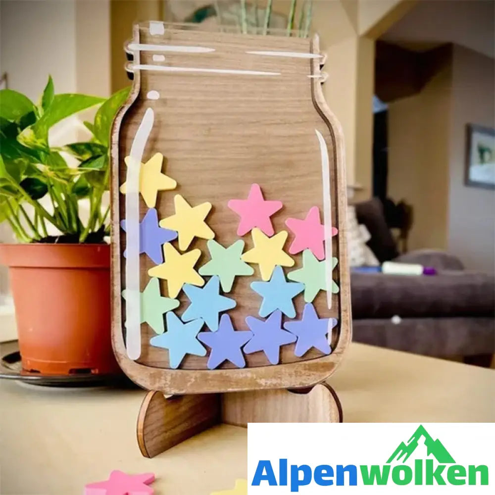 Alpenwolken - 🌟Personalisiertes Belohnungsglas🌟