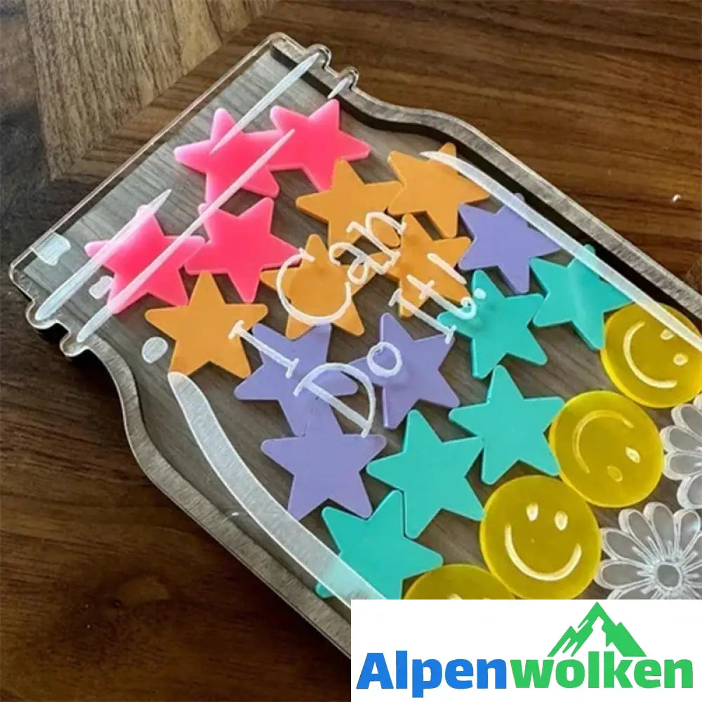 Alpenwolken - 🌟Personalisiertes Belohnungsglas🌟