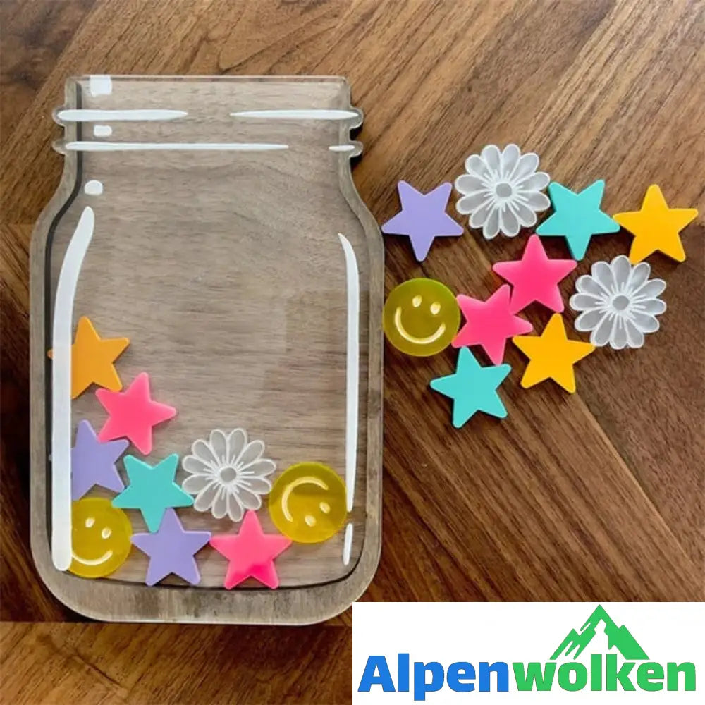 Alpenwolken - 🌟Personalisiertes Belohnungsglas🌟