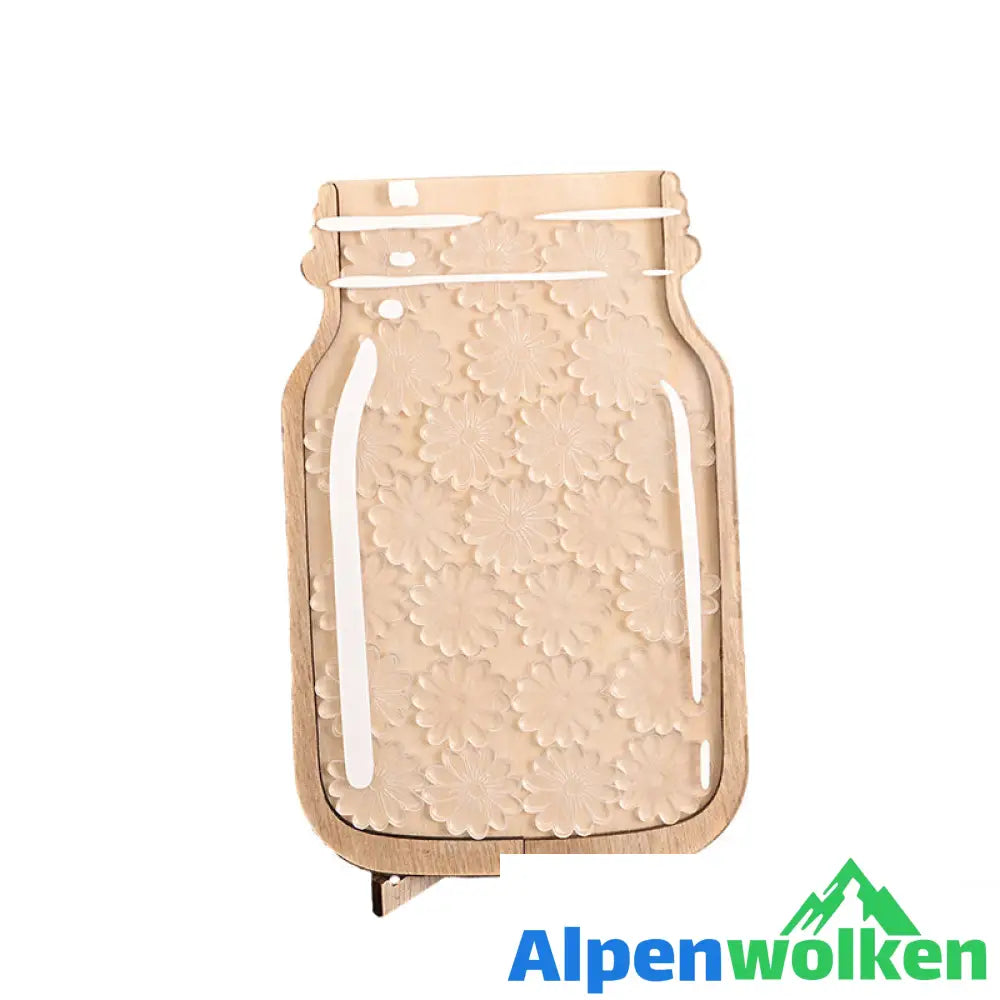 Alpenwolken - 🌟Personalisiertes Belohnungsglas🌟 Blumen