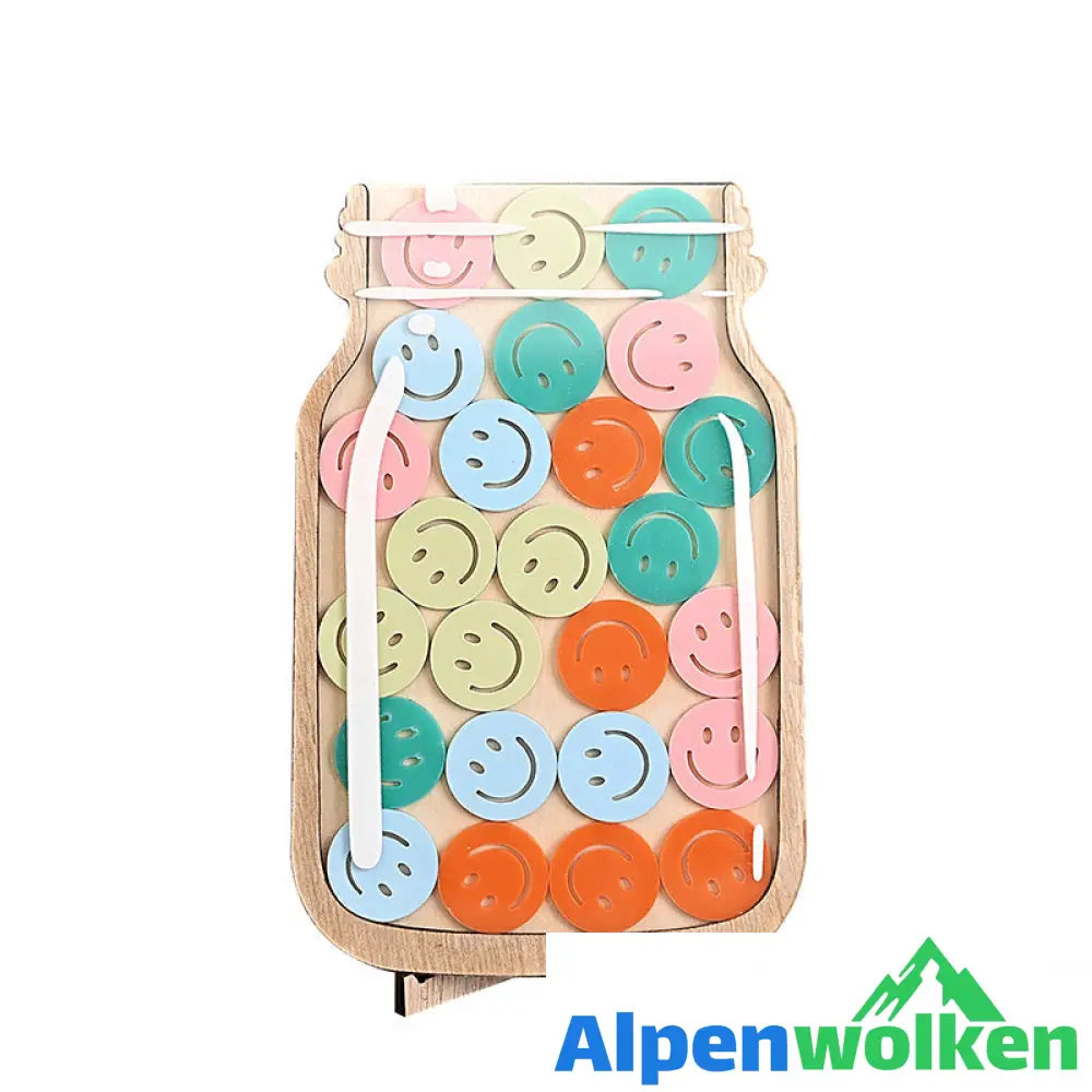 Alpenwolken - 🌟Personalisiertes Belohnungsglas🌟 Smiley