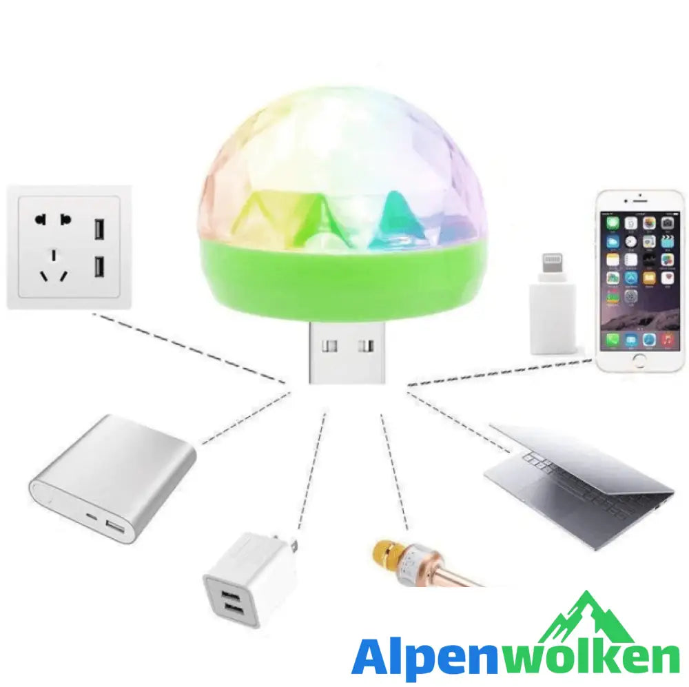 Alpenwolken - Pilz-Disco-Licht (Usb)