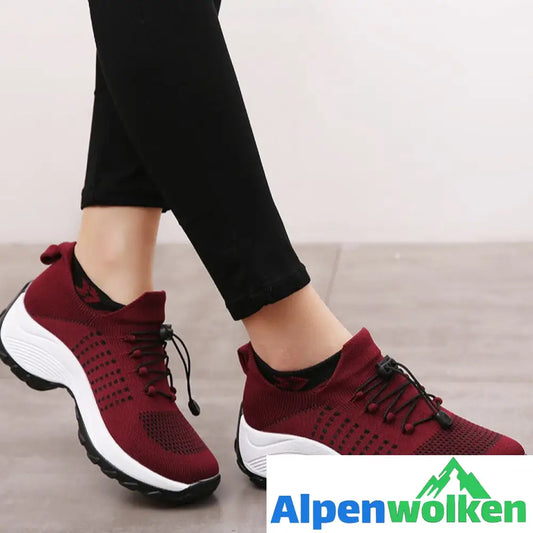 Alpenwolken - Plantarfasziitis Entlastung Ortho Schuh Bündel Rot