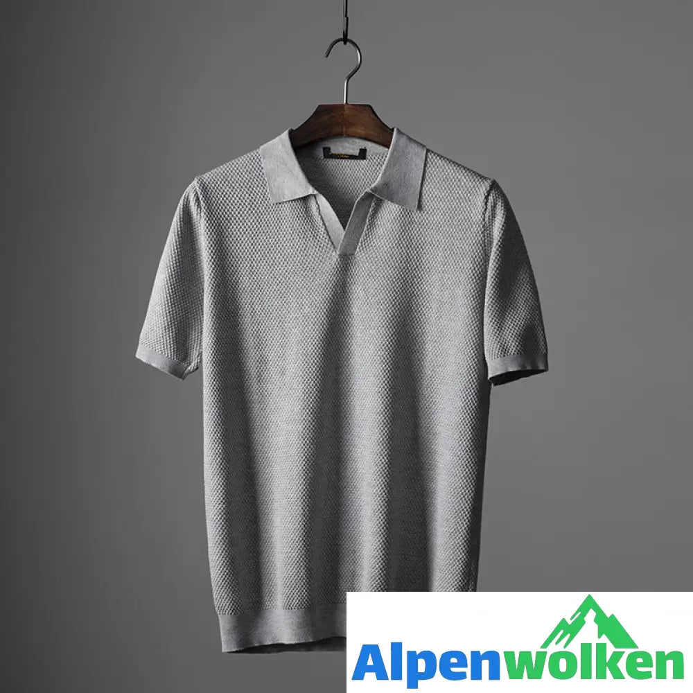 Alpenwolken - 😎Polo-T-Shirt für Herren😎