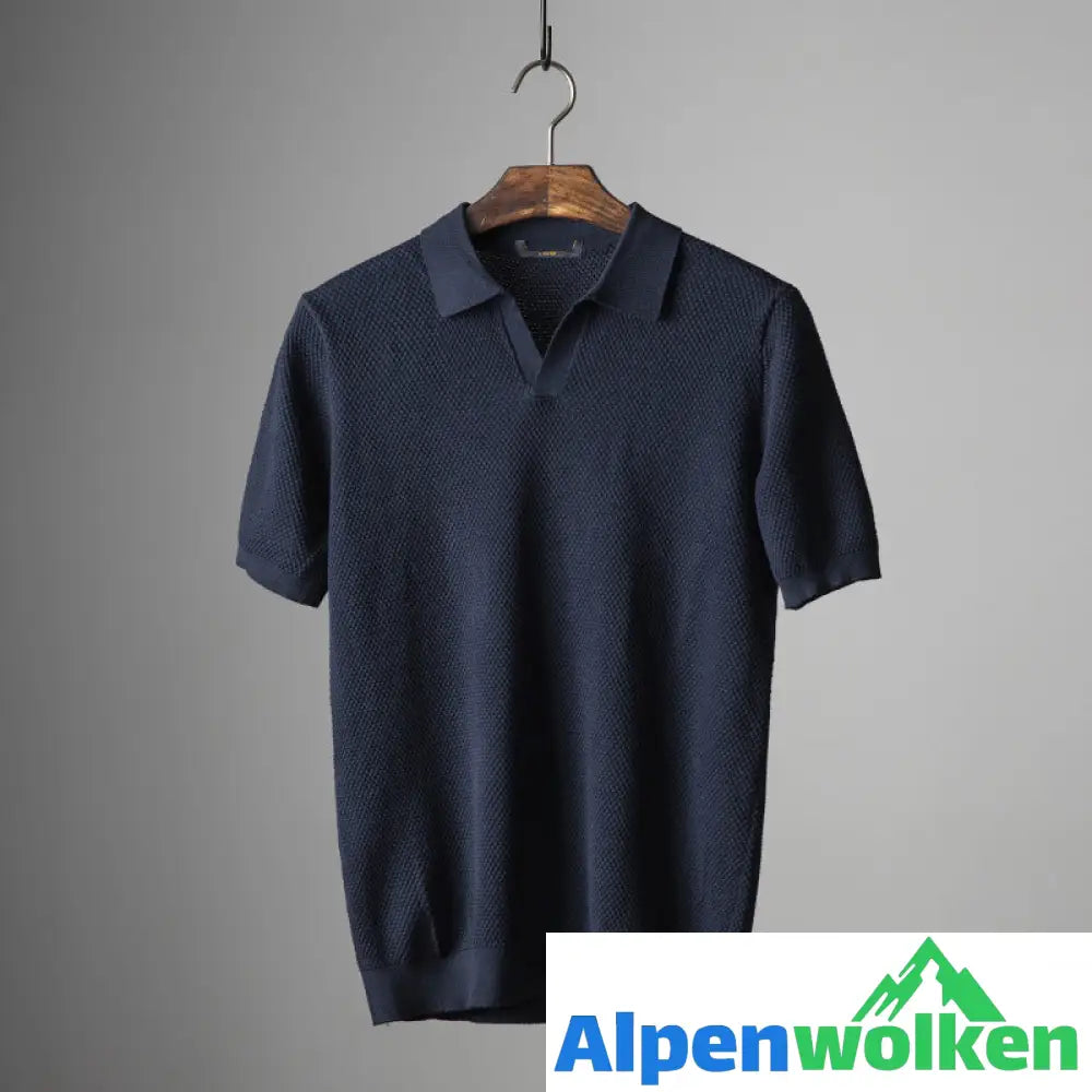 Alpenwolken - 😎Polo-T-Shirt für Herren😎