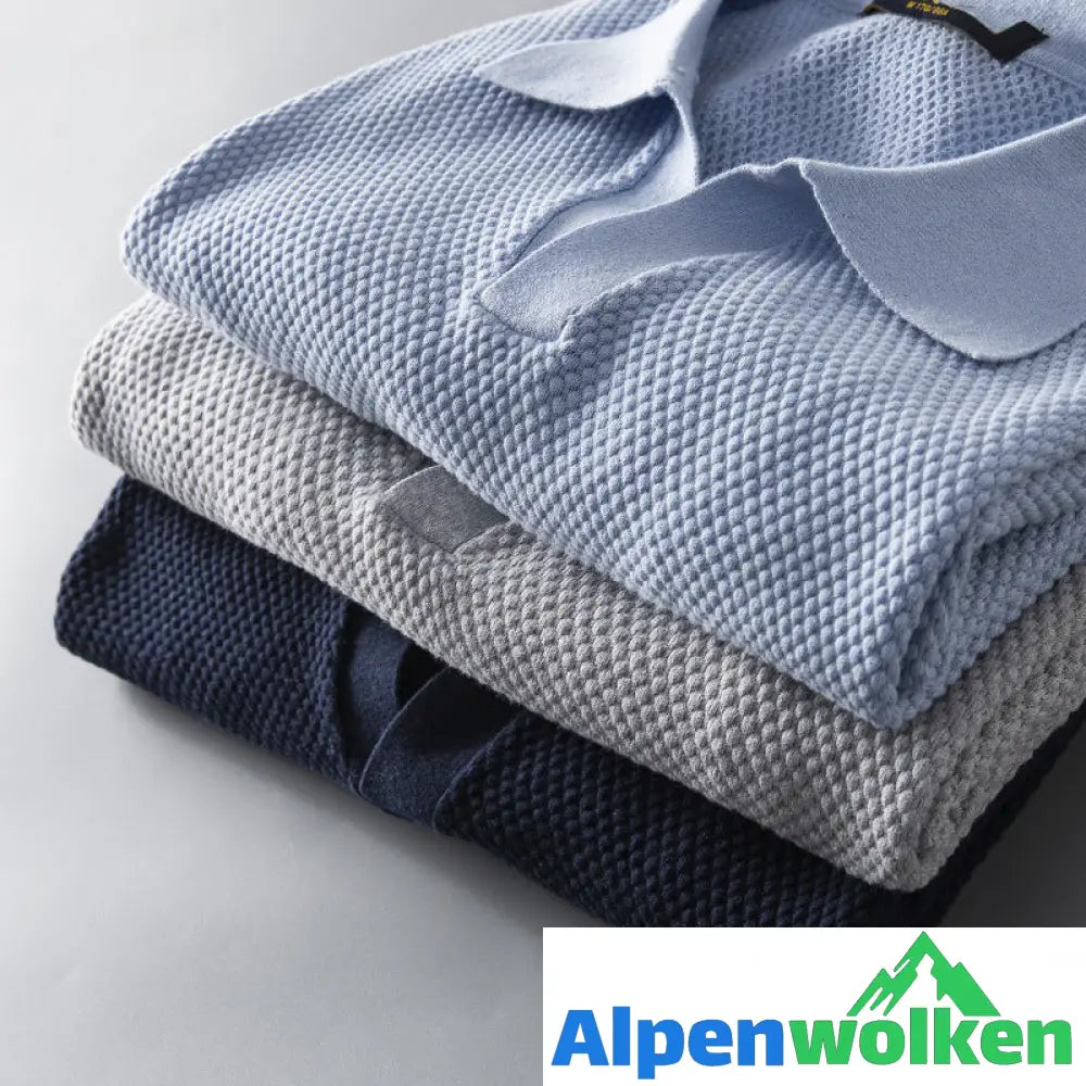 Alpenwolken - 😎Polo-T-Shirt für Herren😎