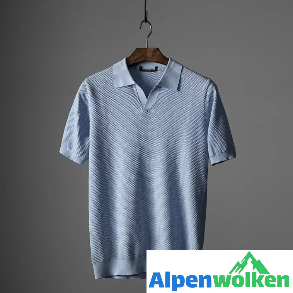 Alpenwolken - 😎Polo-T-Shirt für Herren😎