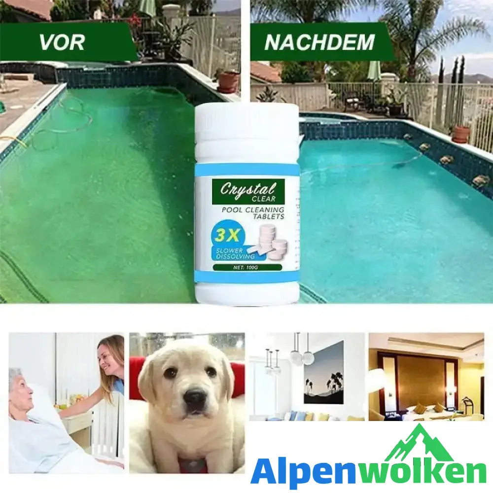 Alpenwolken - Poolreinigungstablette (100 Tabletten)