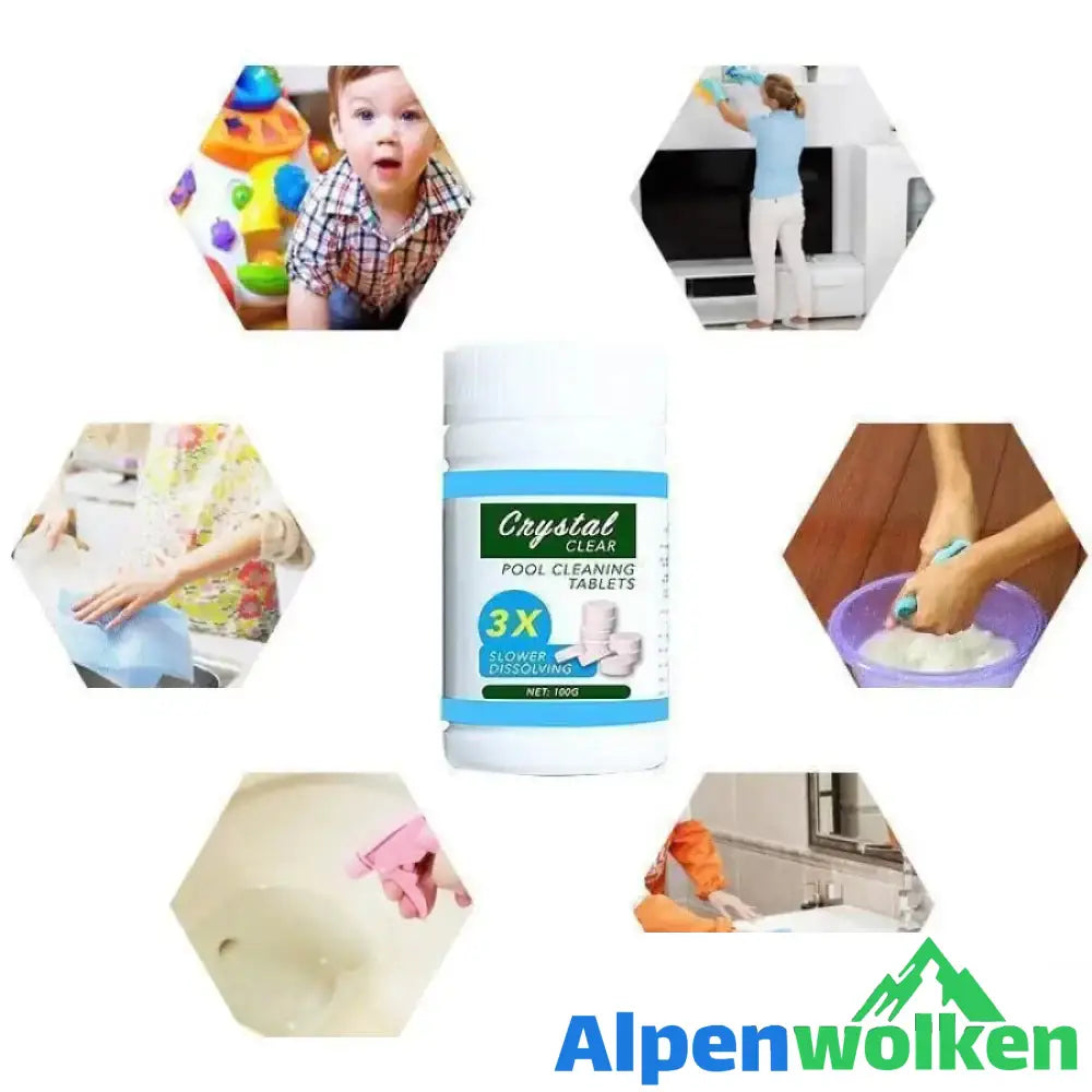 Alpenwolken - Poolreinigungstablette (100 Tabletten)