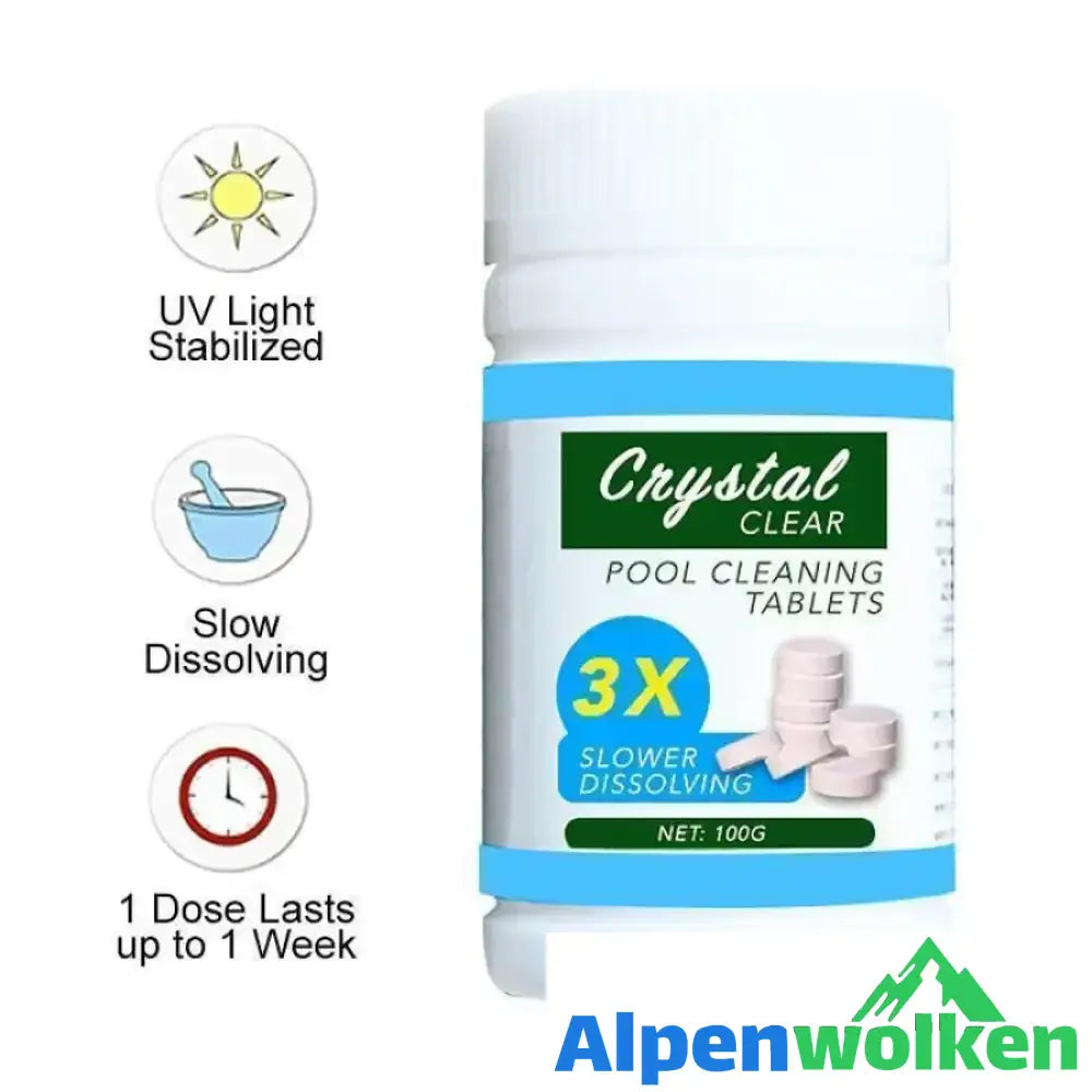 Alpenwolken - Poolreinigungstablette (100 Tabletten)