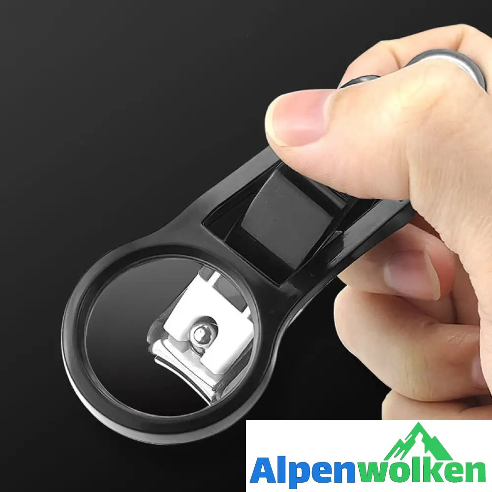 Alpenwolken - Portable Nail Clipper With Magnifier