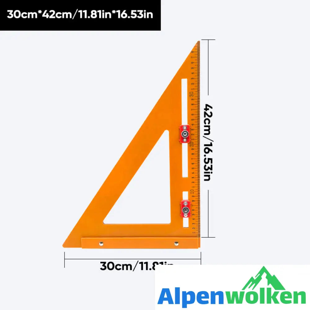 Alpenwolken - Positioning Triangle Ruler