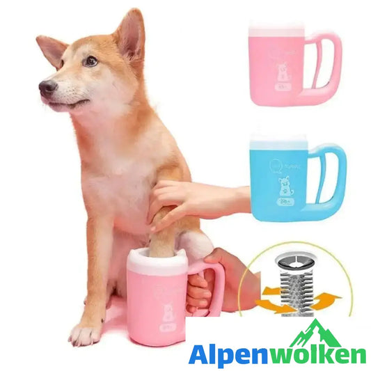 Alpenwolken - Praktische automatische Tierfußbadtasse