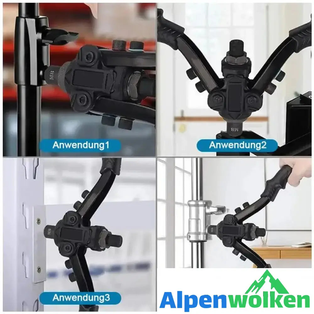 Alpenwolken - Premium 3 in 1 Hochleistungsnietmaschine