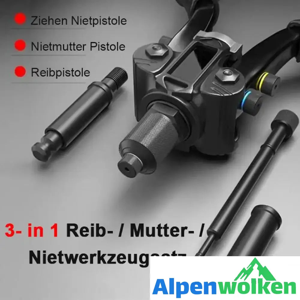 Alpenwolken - Premium 3 in 1 Hochleistungsnietmaschine