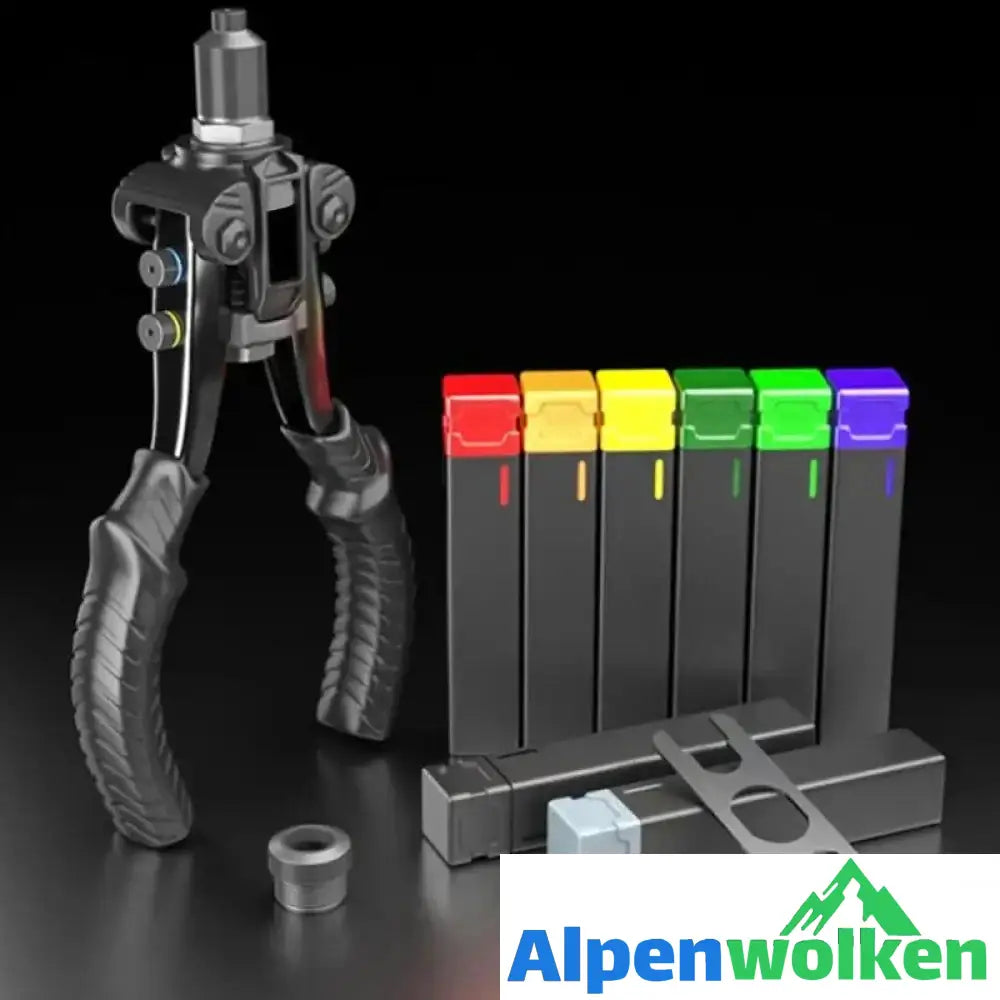 Alpenwolken - Premium 3 in 1 Hochleistungsnietmaschine