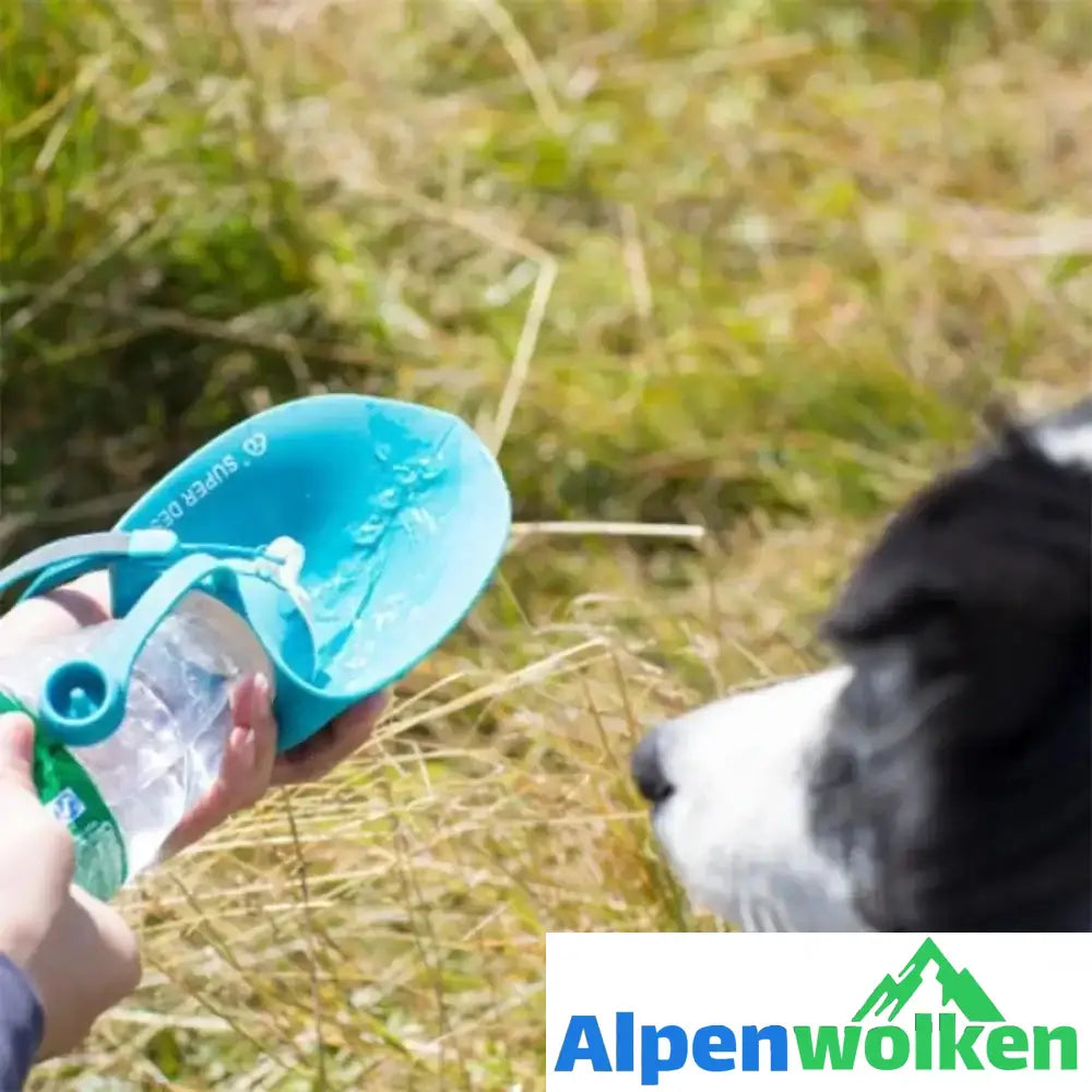 Alpenwolken - Premium Hunde Trinkflasche