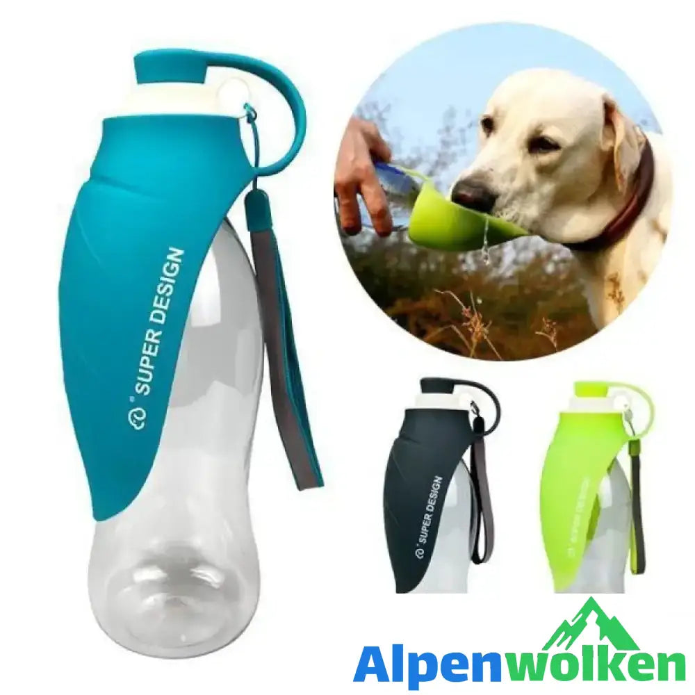 Alpenwolken - Premium Hunde Trinkflasche