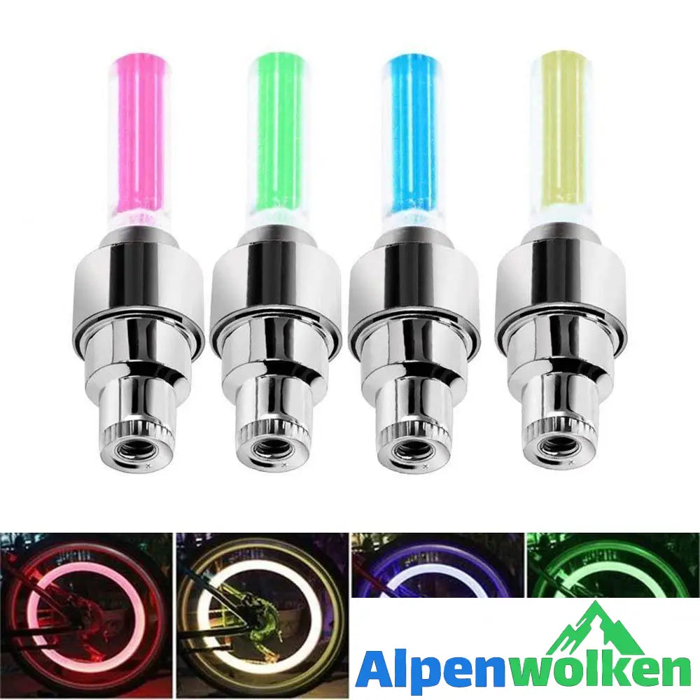 Alpenwolken - Premium LED-Ventilkappen Für Räder (2 er)