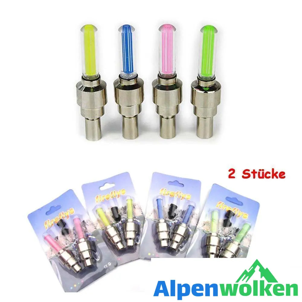 Alpenwolken - Premium LED-Ventilkappen Für Räder (2 er)