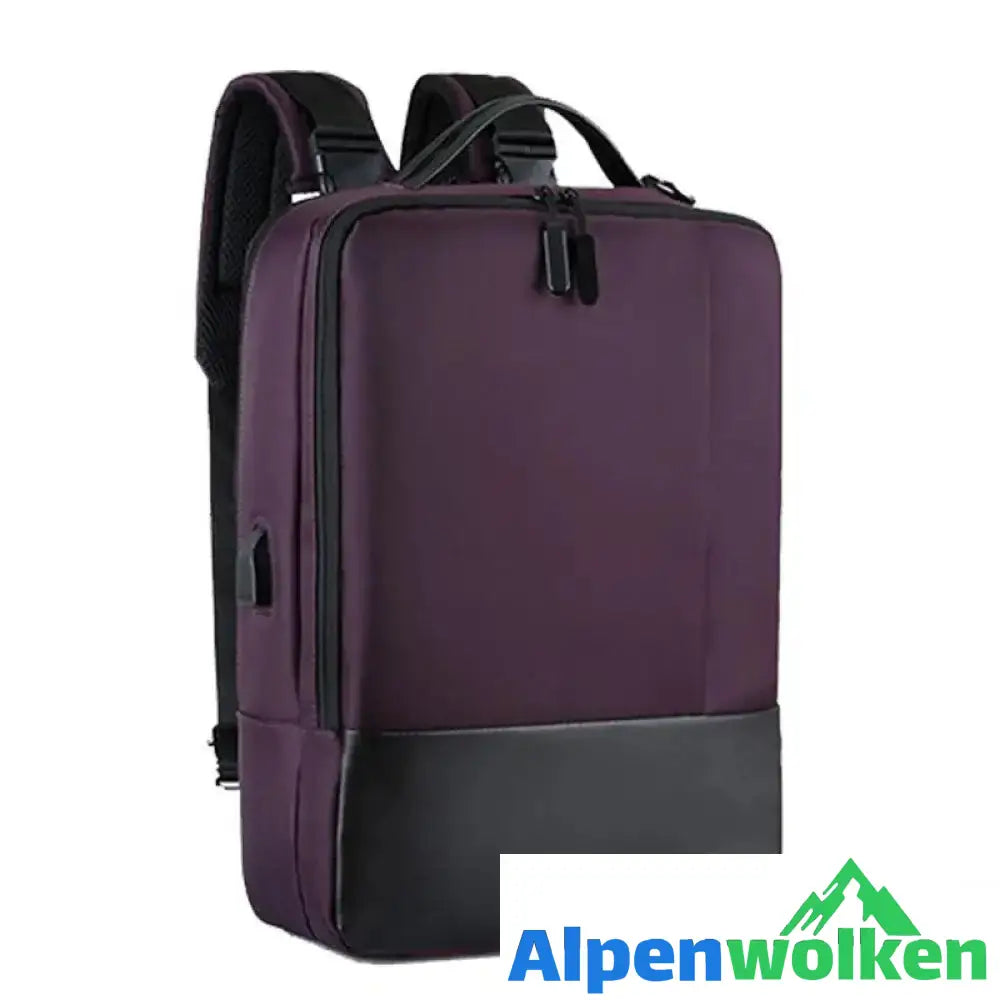 Alpenwolken - Premium Multifunktionaler Laptop-Rucksack