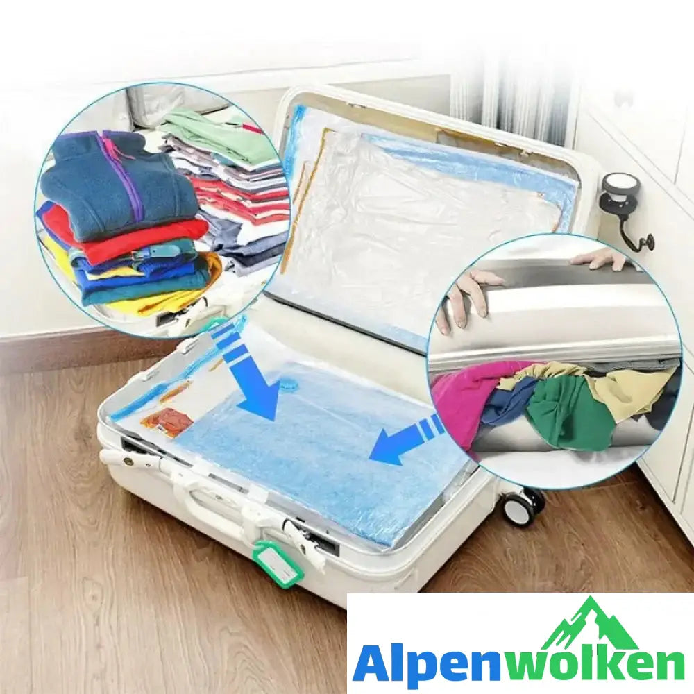 Alpenwolken - Premium-Vakuum-Aufbewahrungsbeutel Set