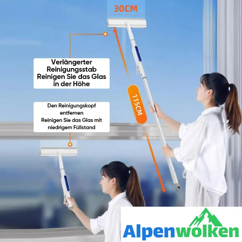 Alpenwolken - Professioneller Glasreiniger mit Wasserspray