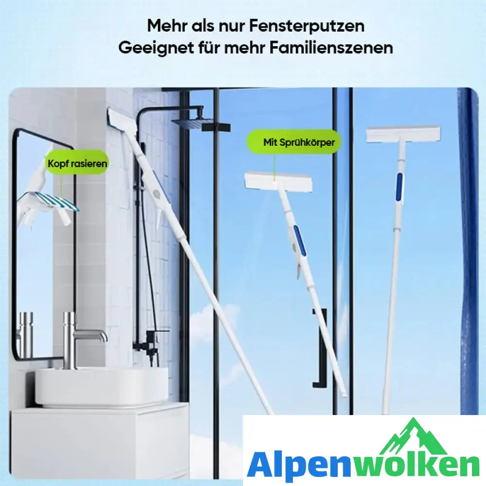 Alpenwolken - Professioneller Glasreiniger mit Wasserspray