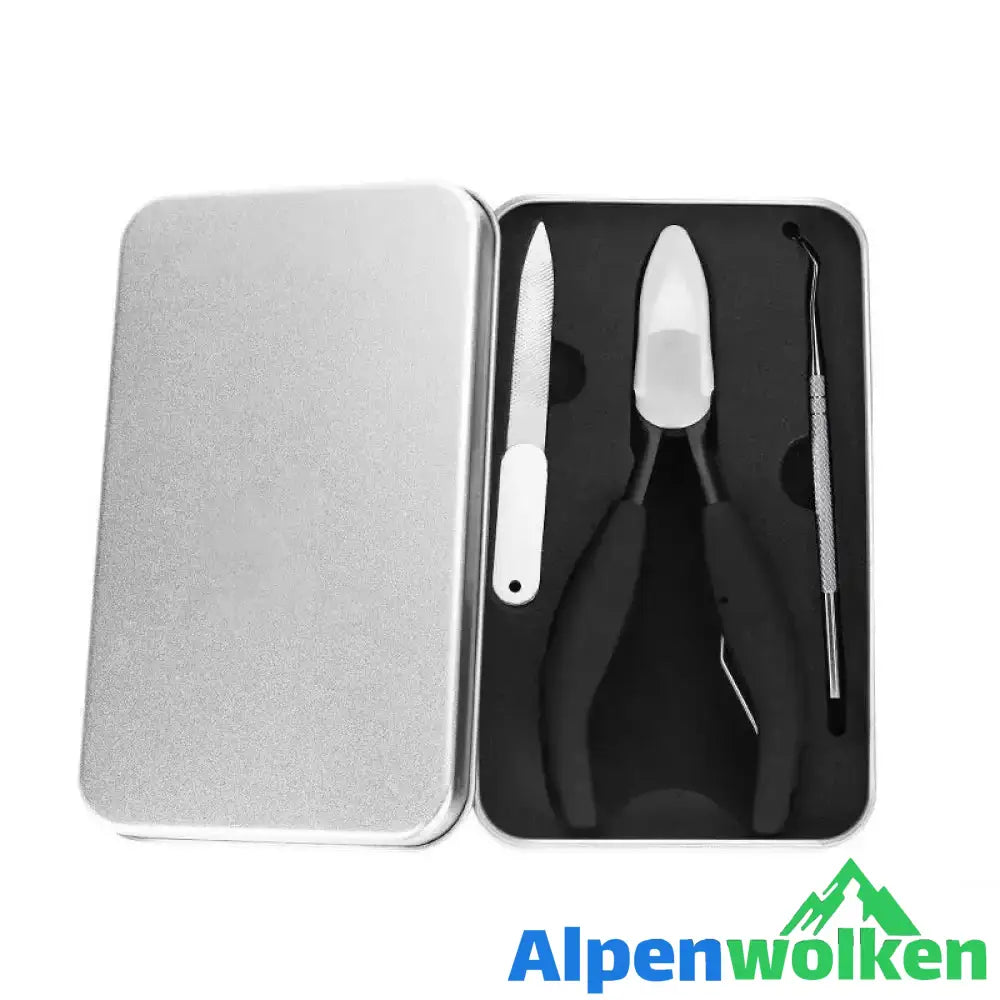 Alpenwolken - Professionelles Nagelknipser-Kit Dreiteiliger Anzug