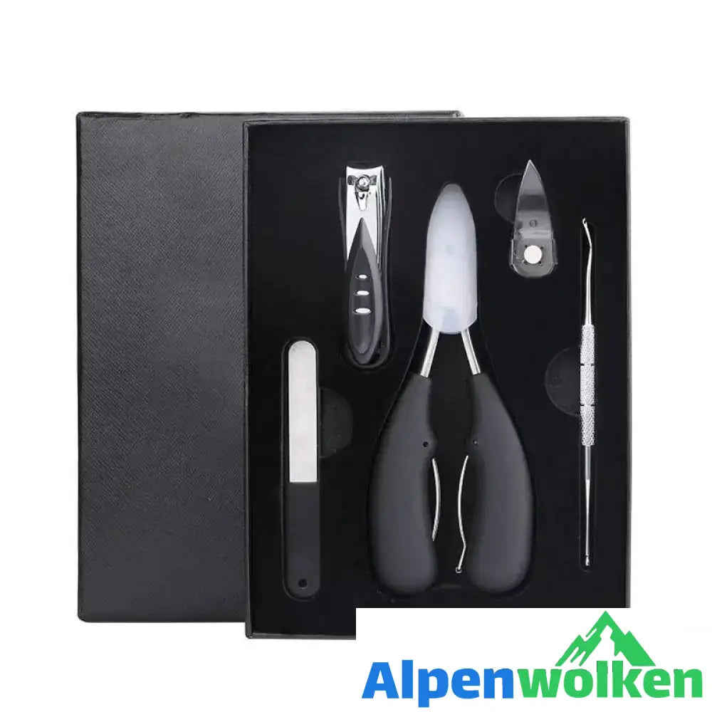 Alpenwolken - Professionelles Nagelknipser-Kit Fünfteiliger Anzug