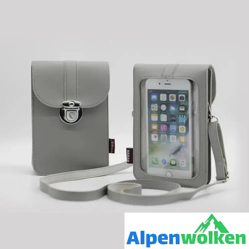 Alpenwolken - PU-Touchscreen-Handytasche