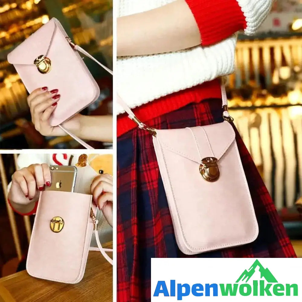 Alpenwolken - PU-Touchscreen-Handytasche