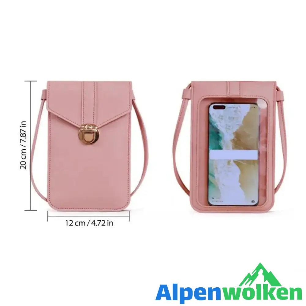 Alpenwolken - PU-Touchscreen-Handytasche