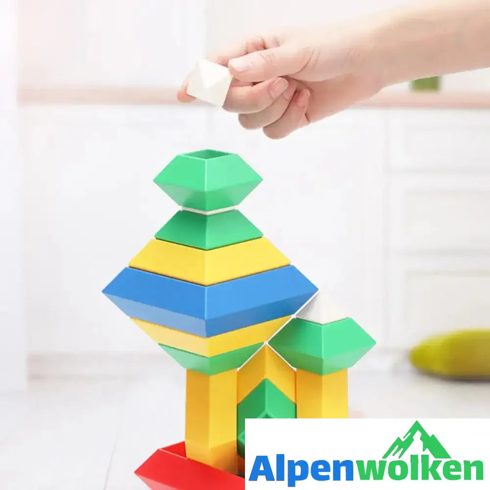 Alpenwolken - Pyramiden, die Blöcke stapeln | abschiedsgeschenk Kindertagesstätte