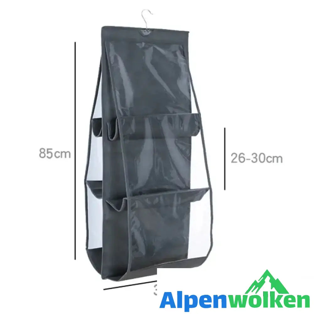 Alpenwolken - Regal organizer-6-Taschen faltbare hängende Handtasche Organizer