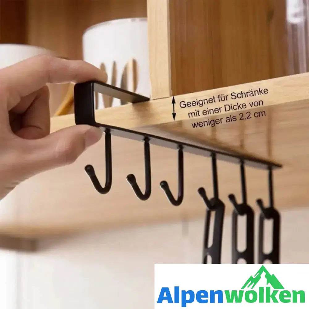 Alpenwolken - Regal organizer-Multifunktionale Cabinet Haken Regal, 2 Stücke