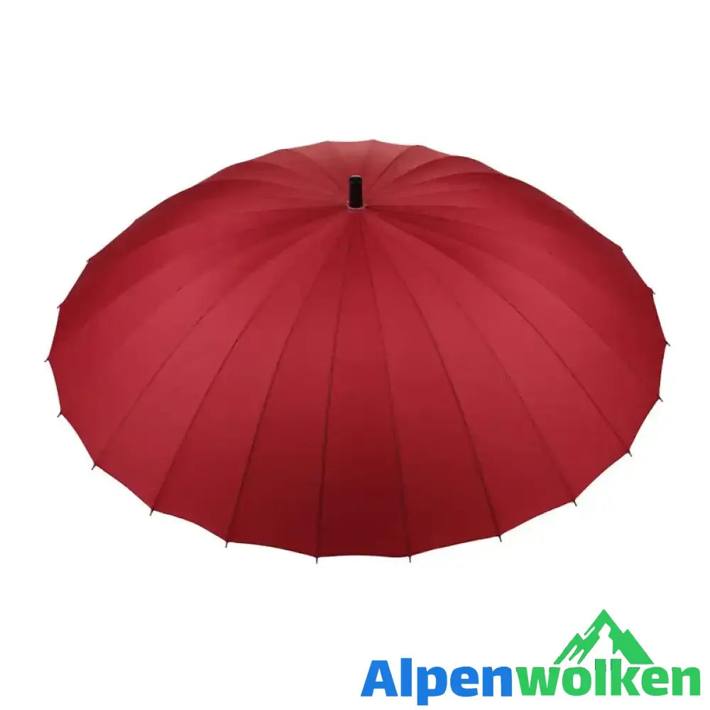 Alpenwolken - Regenschirm mit Abdeckung Rot 66cm(24 Stände)