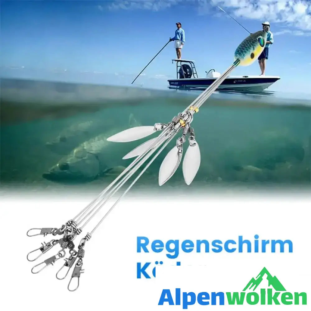 Alpenwolken - Regenschirm Rig Angelköder