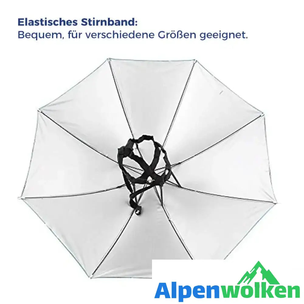 Alpenwolken - Regenschirmhut für das Fischen und Gartenarbeit