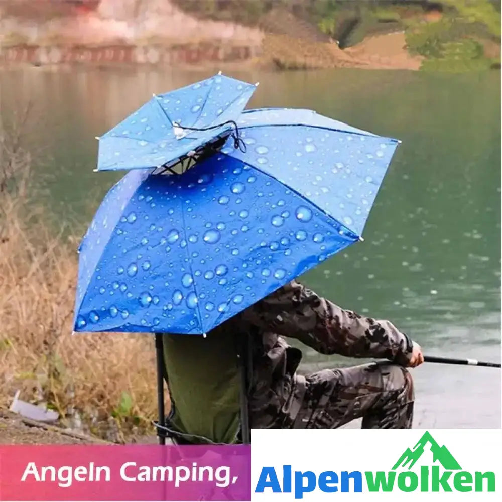 Alpenwolken - Regenschirmhut für das Fischen und Gartenarbeit