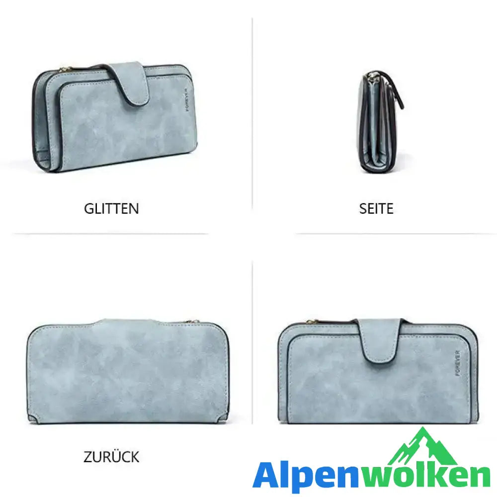 Alpenwolken - Retro bezaubernde mehrfache Schlitz-Frauen-Geldbörsen