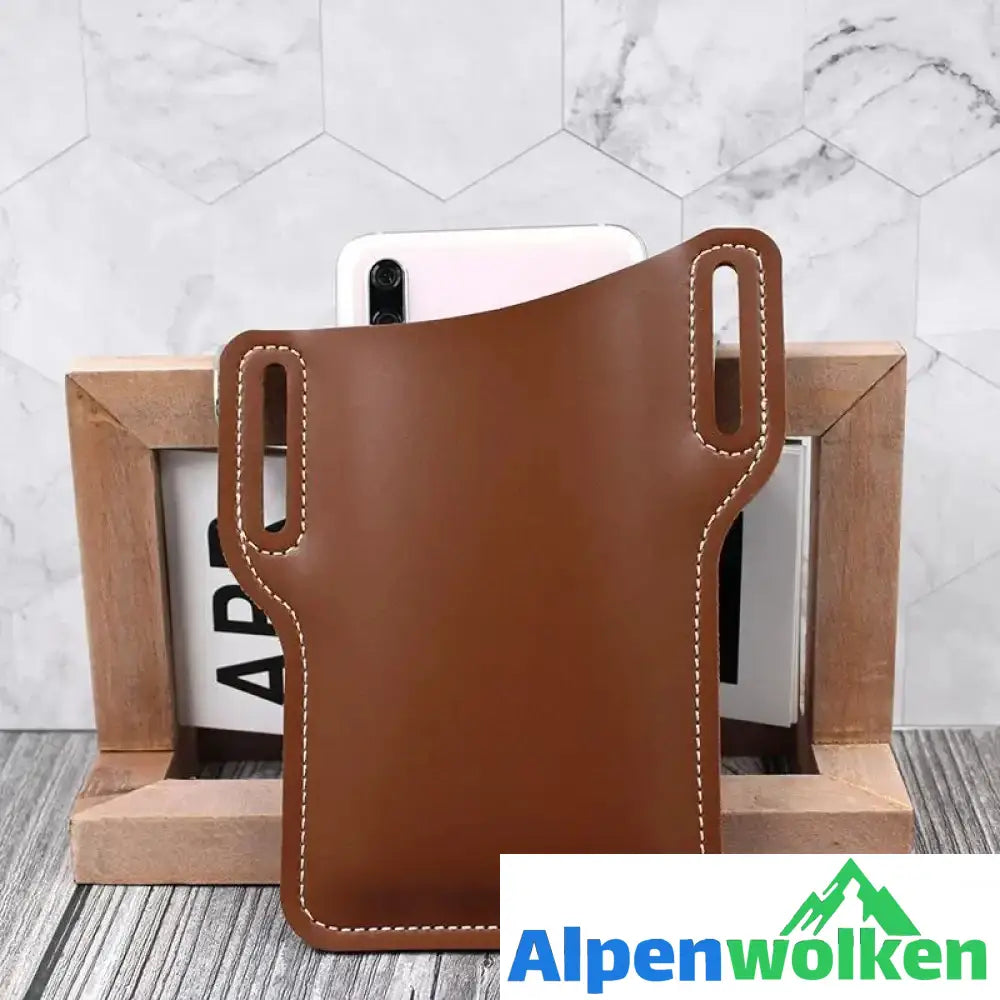 Alpenwolken - Retro Gürteltasche Handytasche