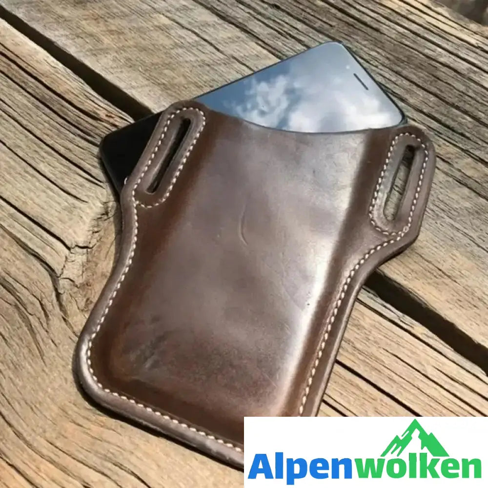 Alpenwolken - Retro Gürteltasche Handytasche