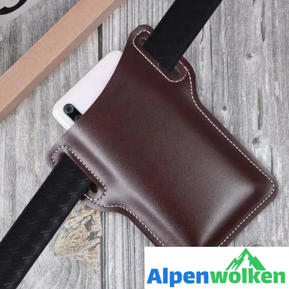 Alpenwolken - Retro Gürteltasche Handytasche