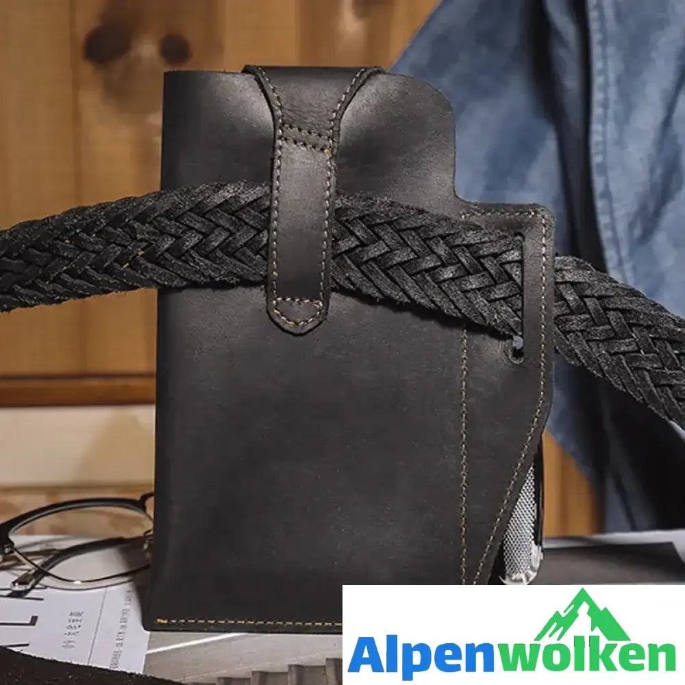 Alpenwolken - Retro Herren Gürteltasche